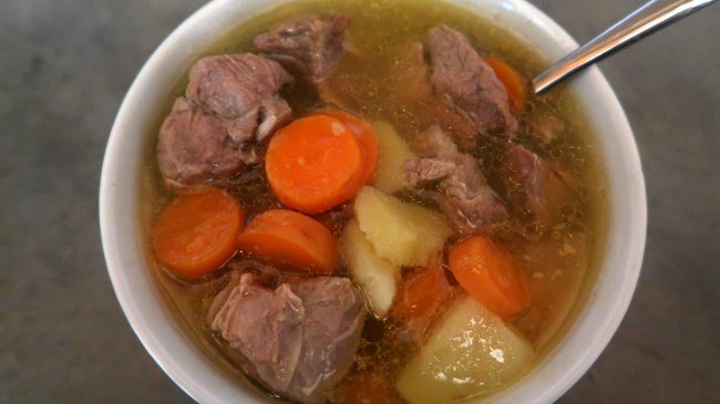 Lamb stew with vegetables