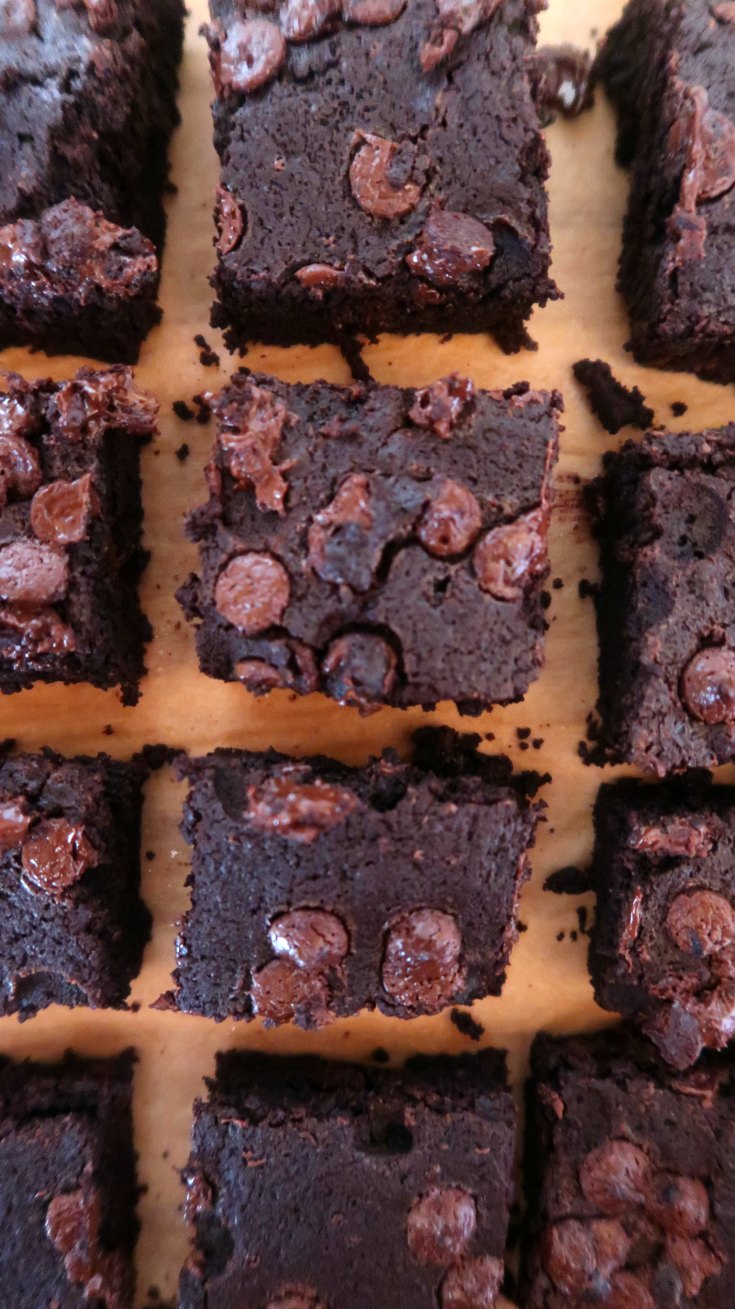 Gluten free chocolate brownies recipe with coconut flour