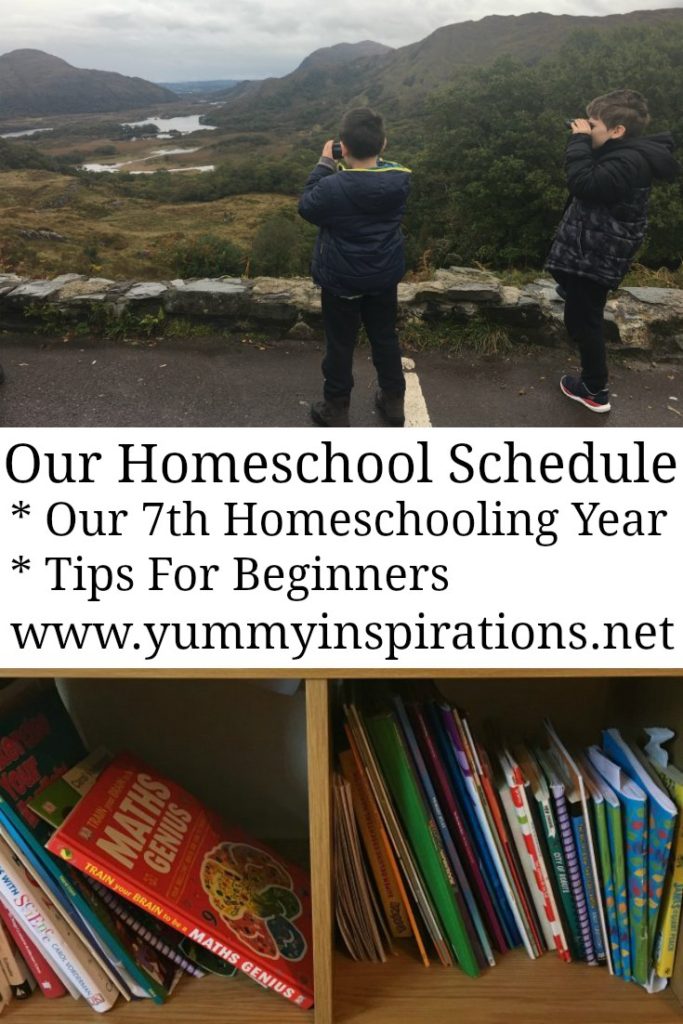 Our Homeschool Schedule - we're in our 7th year of homeschooling and I'm sharing our routine that works for us. With tips for beginners and how to juggle working from home too.