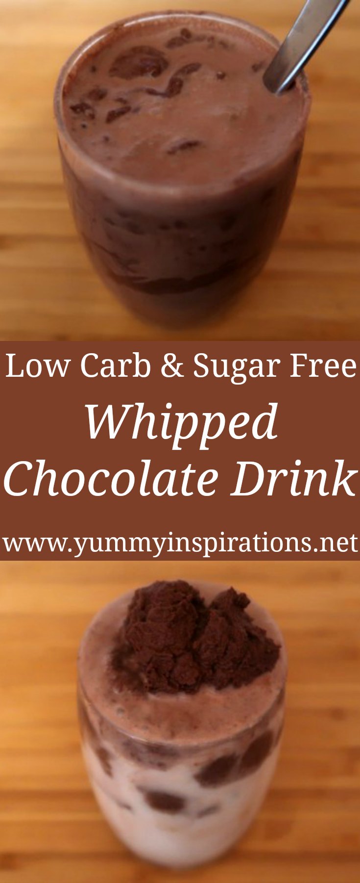 Dalgona Low Carb Sugar Free Whipped Chocolate Milkshake Recipe