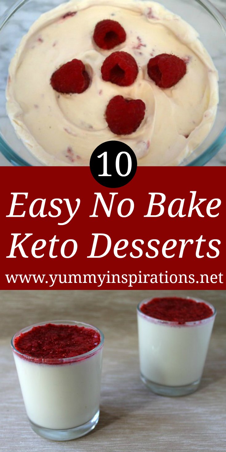 10 Super Easy No Bake Low Carb Keto Desserts Recipes