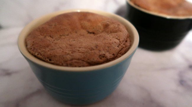 Keto chocolate desserts - chocolate souffle