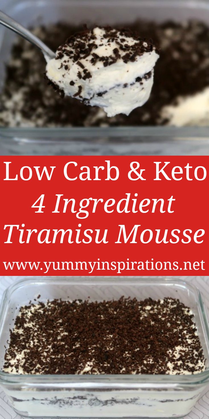 Tiramisu Mousse Recipe – Easy Low Carb, Keto & Sugar Free Chocolate Desserts – with the video.