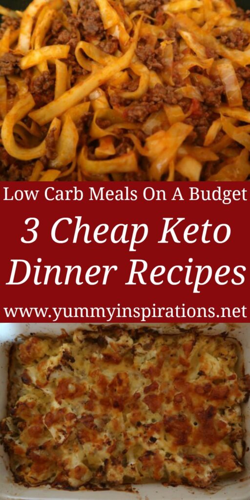 3 Cheap Keto Dinner Recipes - Easy Low Carb Meal Ideas On A Budget