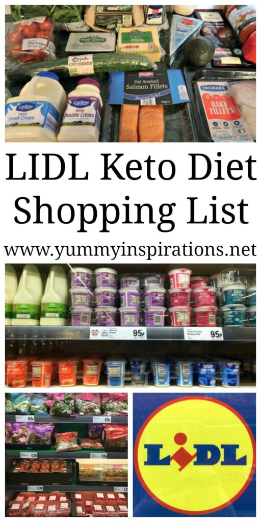 LIDL Keto Shopping List - low carb products and grocery foods to look out for at budget friendly LIDL supermarket. With video grocery haul.