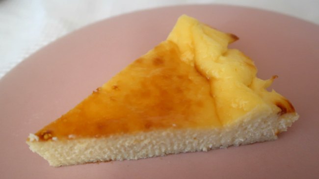 Slice of Goats Cheese Cheesecake