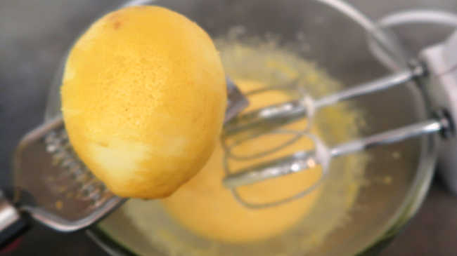 Adding in lemon for low carb keto lemon cake