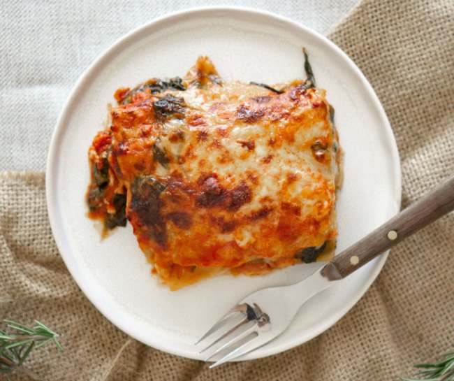 Lasagna - easy leftover chicken recipes for dinner