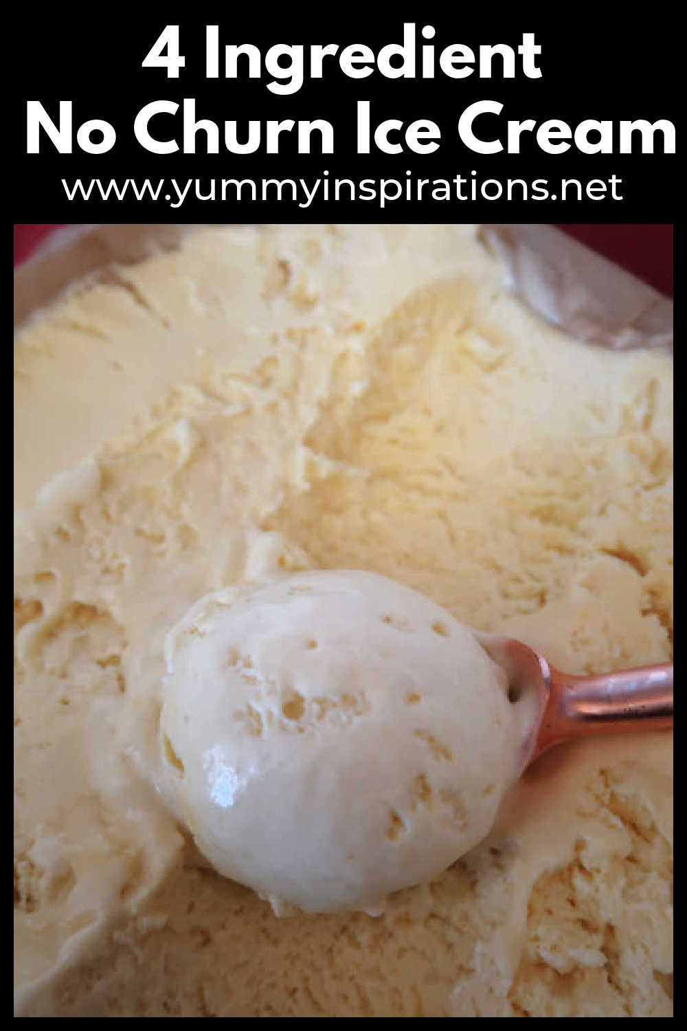 4 ingredient no churn vanilla ice cream - how to make creamy ice cream with no condensed milk