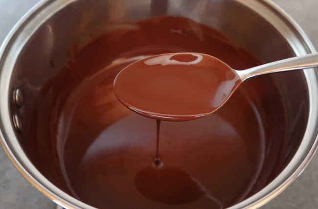 Chocolate in the pot