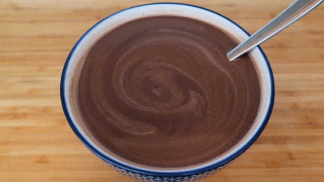 Easy Chocolate Custard Recipe - How to make an easy chocolate custard dessert