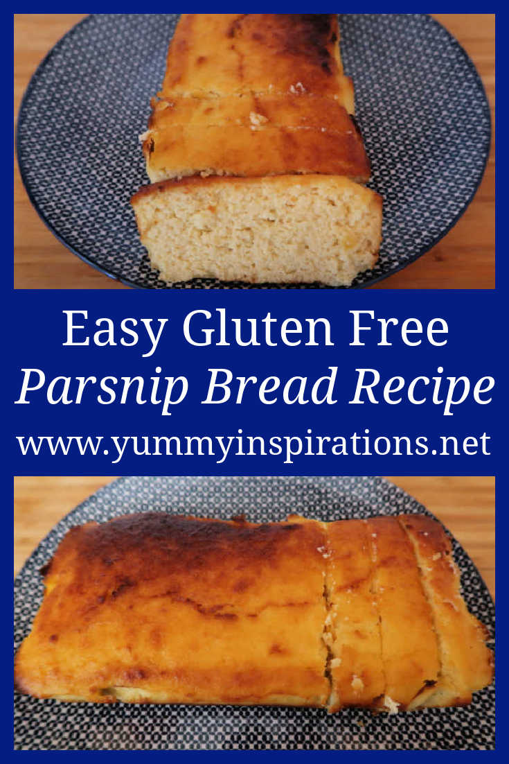 Parsnip Bread Recipe - How to make easy gluten free loaf cake with parsnips, coconut flour and yoghurt - with the video tutorial. 