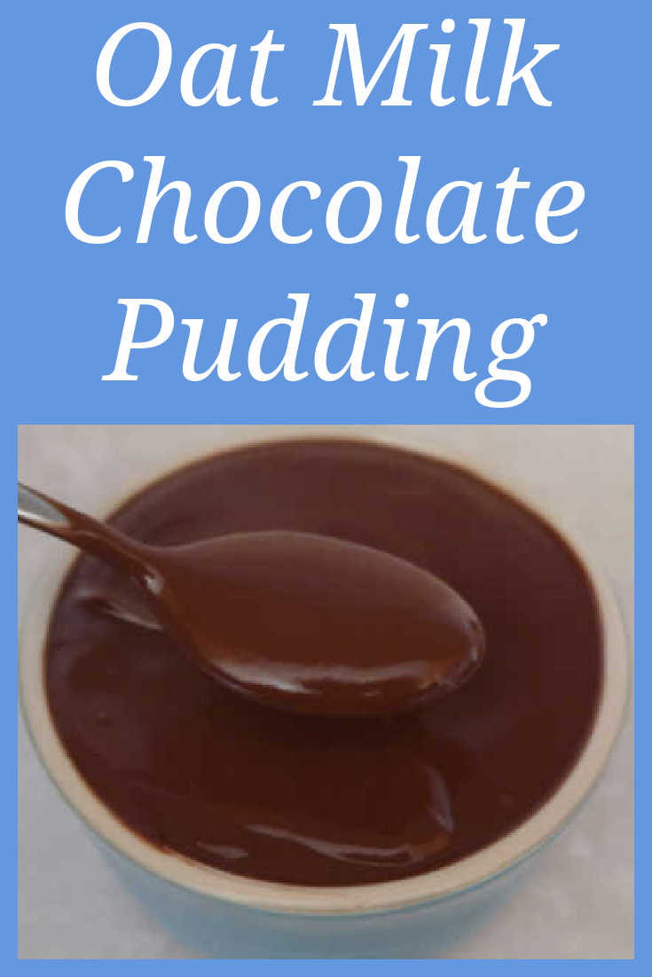 Oat Milk Chocolate Pudding Recipe - How to make an easy dark and decadent dairy free, gluten free and vegan friendly dessert - with the video tutorial. 