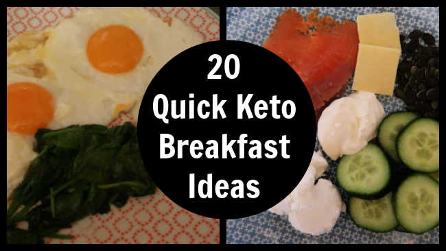 20 Quick Keto Breakfast Ideas - The best easy and delicious low carb breakfast recipes