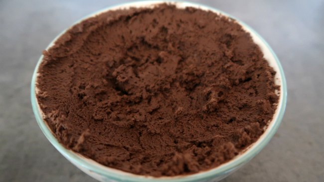 3 Ingredient chocolate mousse