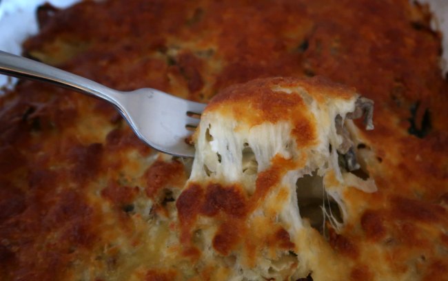 Keto Cheese List - cheesy casserole