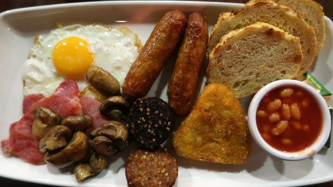 Traditional Full Irish Breakfast Plate