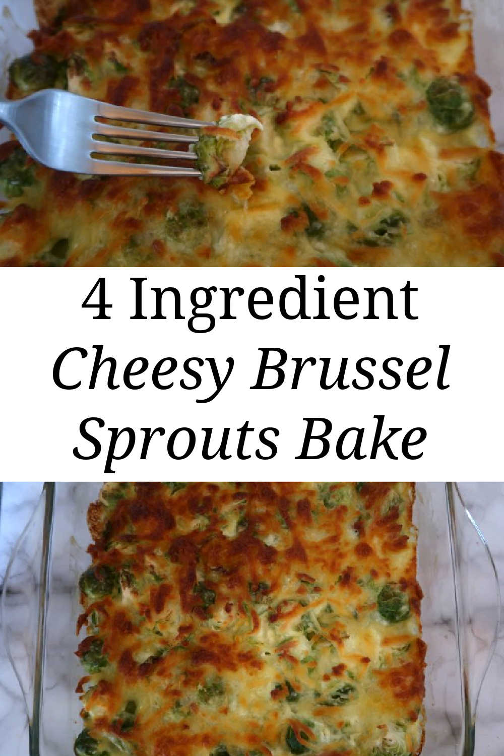 Brussel Sprouts Bake Recipe – How To Make Best Easy Budget Casserole with just 4 Ingredients – perfect for a vegetarian meal, special occasion, Christmas or Thanksgiving Side Dish