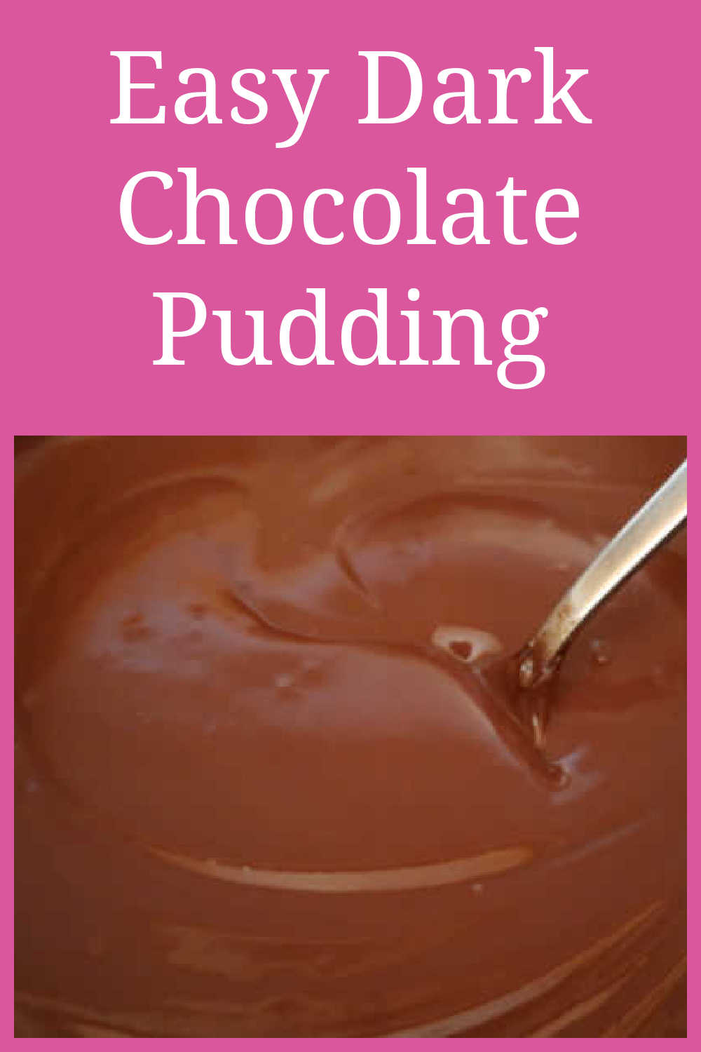 Dark Chocolate Pudding Recipe - How to make a quick, easy and simple homemade chocolate pudding dessert with cornstarch and chocolate chips - without eggs - with the video tutorial.