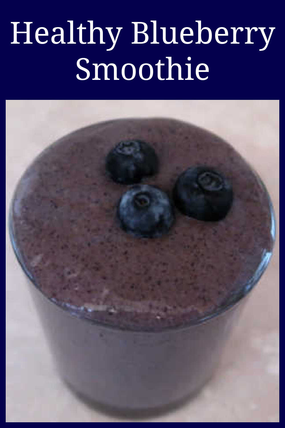 Healthy Blueberry Smoothie Recipe - How to make the best easy smoothies with blueberries, lemon and chia seeds - makes a delicious breakfast or healthy treat - with the video tutorial.