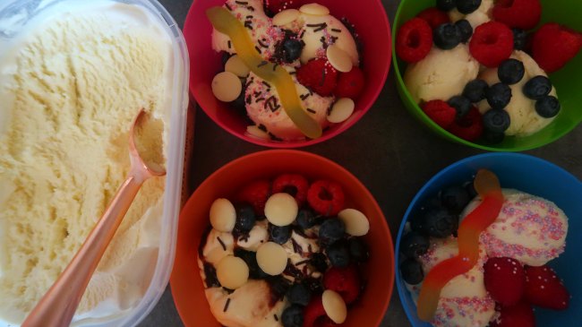 Ice cream toppings