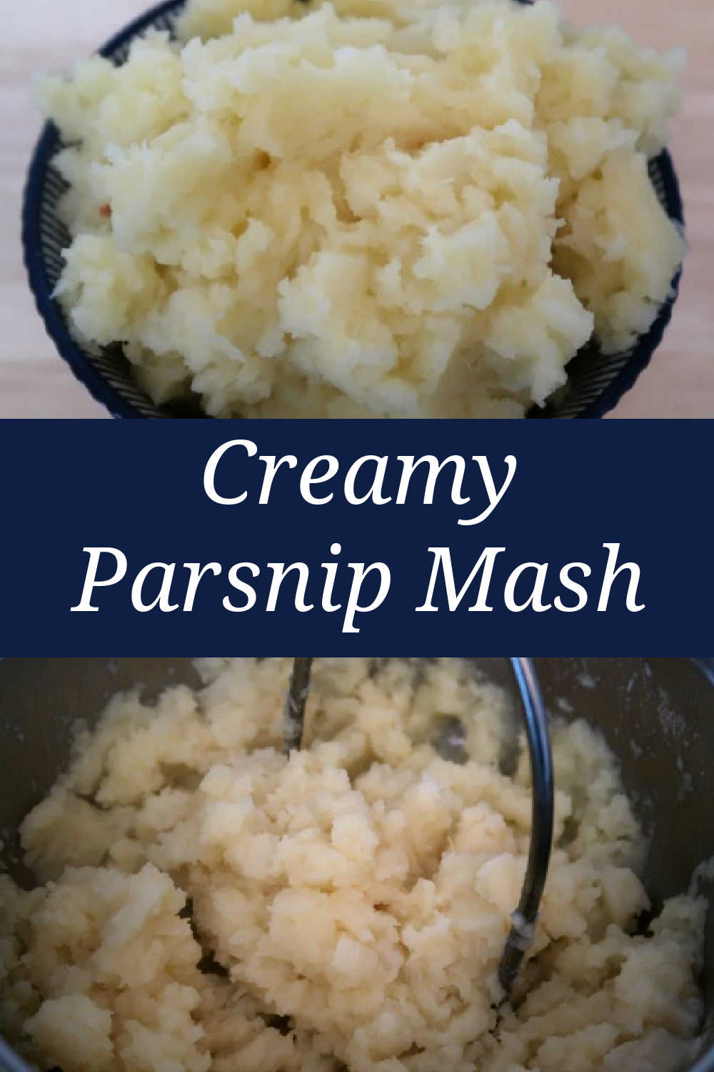 Parsnip Mash Recipe - How to cook creamy mashed parsnips with garlic and other healthy ingredients. Quick and easy, cheap side dishes to enjoy when parsnips are in season.