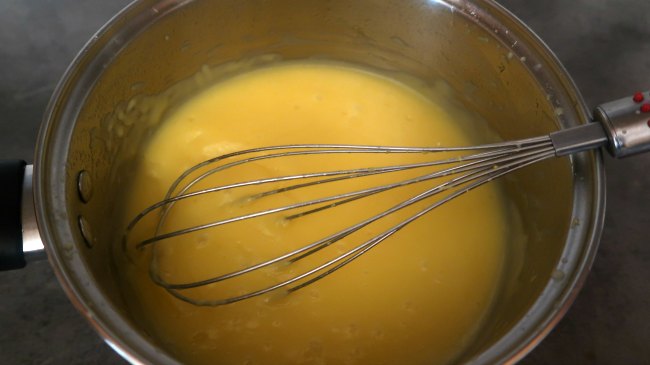 Whisking a small batch together