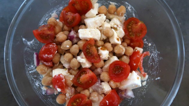 Mediterranean Snack Ideas - Chickpea Salad