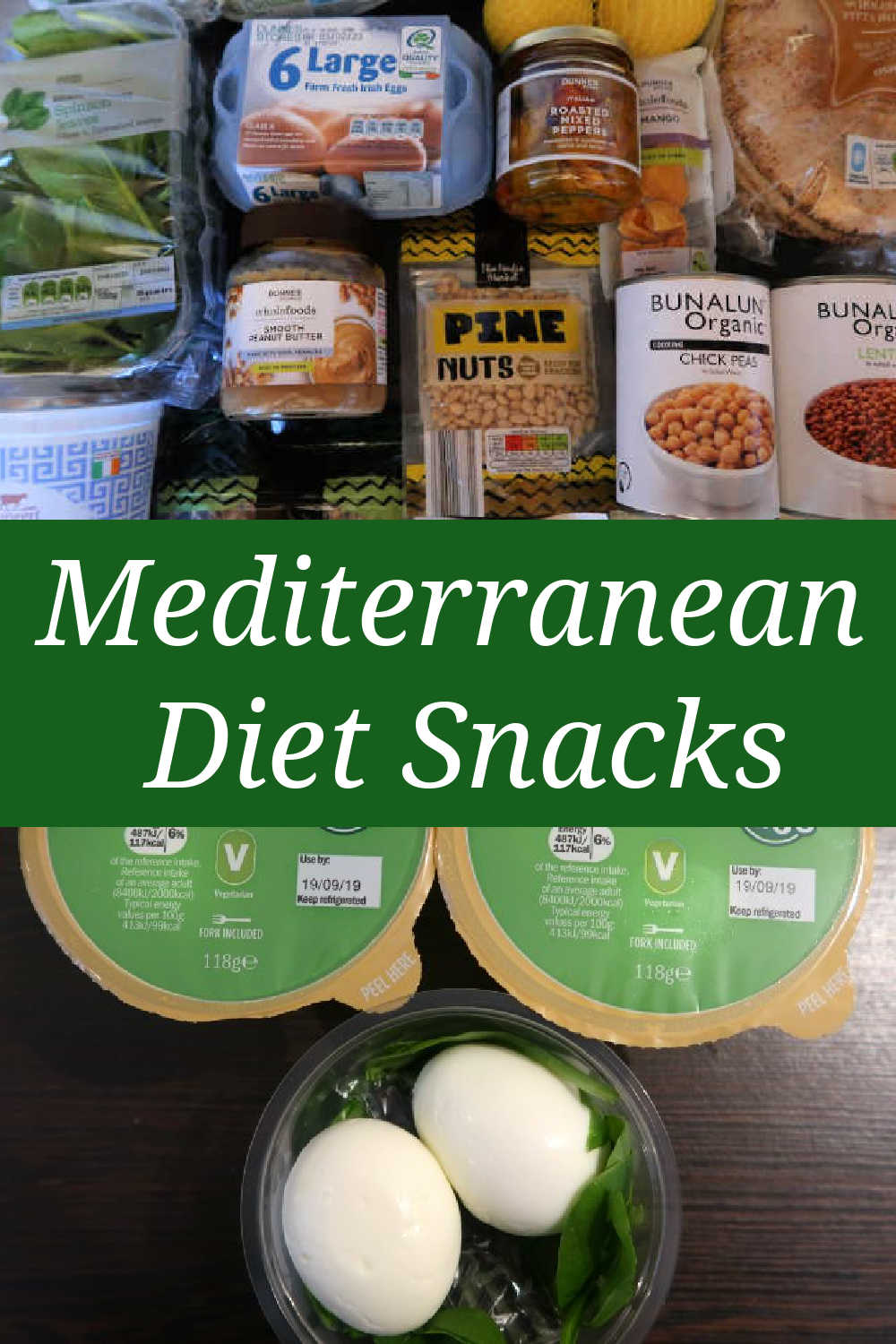 Mediterranean Snack Ideas - the best delicious foods for easy snacks that you can include in a Mediterranean Diet.