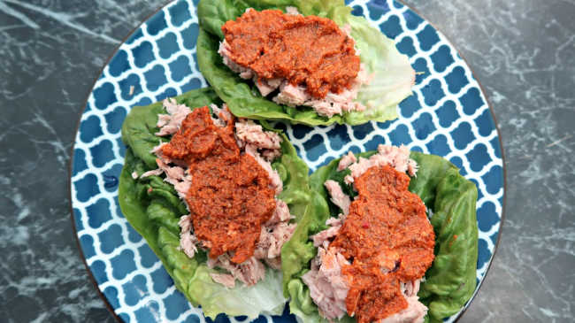 Tuna salad wraps - Mediterranean Low Carb Recipes
