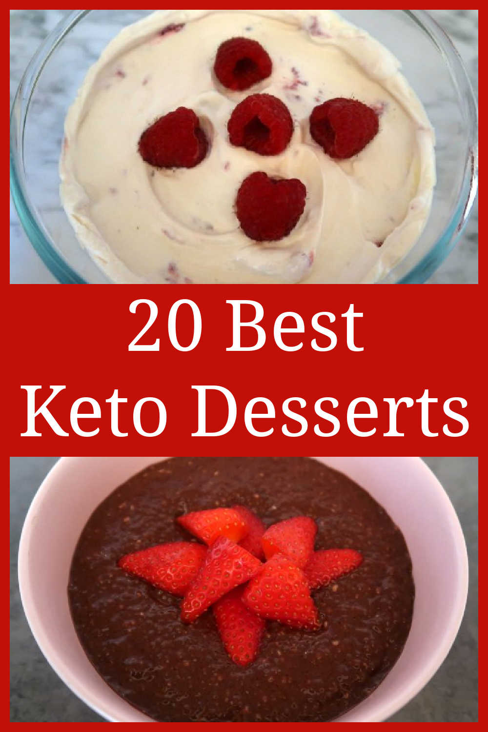 Best Keto Desserts Recipes - 20 Easy Low Carb Dessert Ideas that are quick to prepare and will satisfy your sweet tooth.