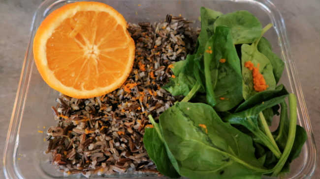 Wild Rice Salad Recipe - how to make the best easy and healthy wild rice salad with orange and feta cheese