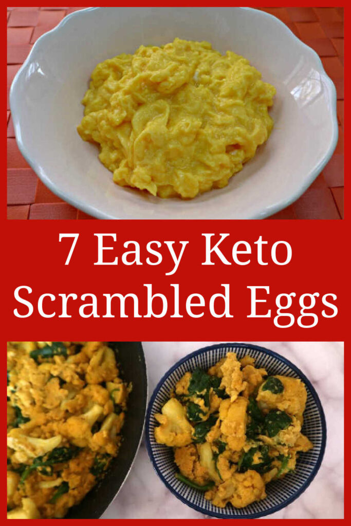 Keto Scrambled Eggs - 7 Easy Cheesy Low Carb Breakfast Ideas