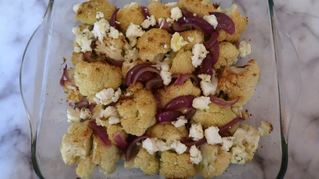Keto cauliflower recipes - roasted salad