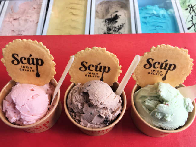 Selection of Irish Dairy Scup Gelato