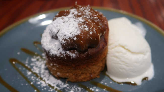 Sticky toffee pudding - traditional Irish desserts