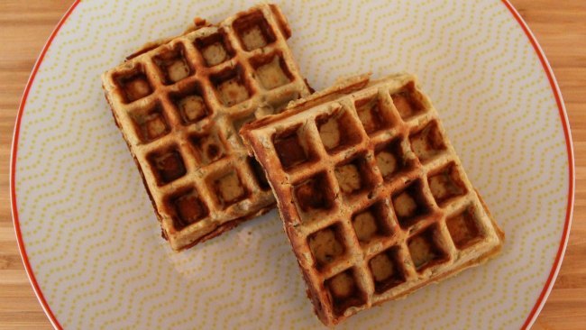 3 Ingredient gluten free dairy free breakfast waffles