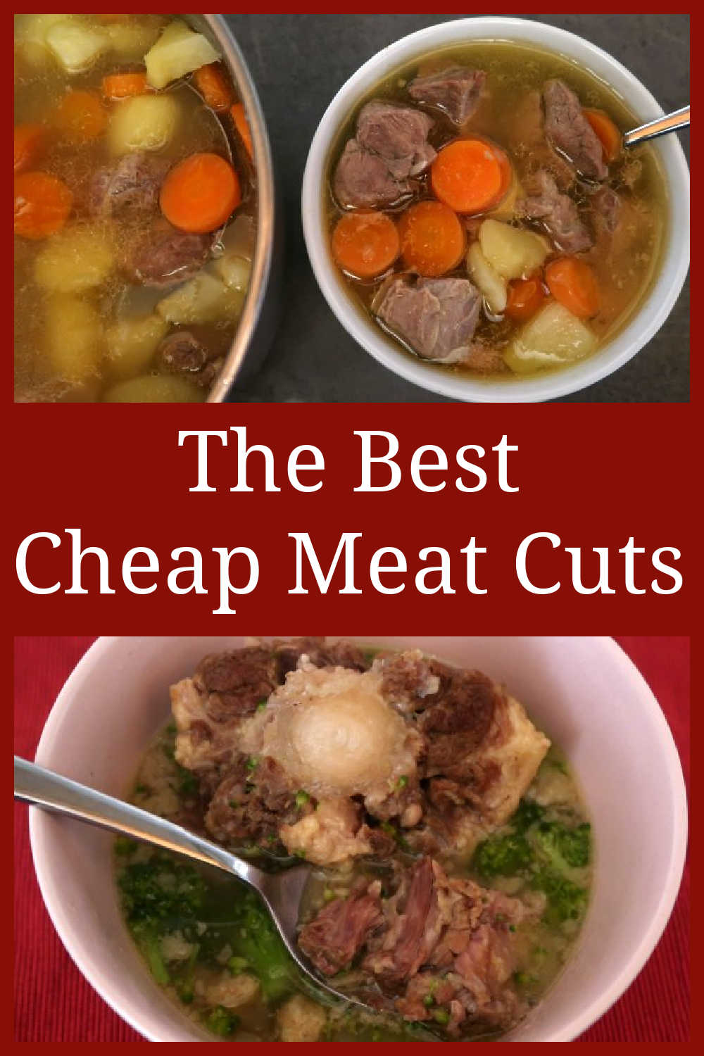 Cheap Meat Cuts - How to shop for the best inexpensive cuts of beef and chicken, plus the cheapest meals so you'll make the most of the simple ingredients.
