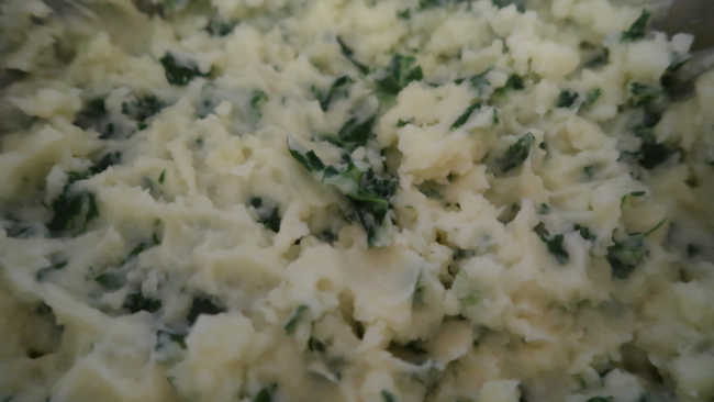 Colcannon Mash Recipe - How to make the best, easy, creamy traditional Irish mashed potatoes