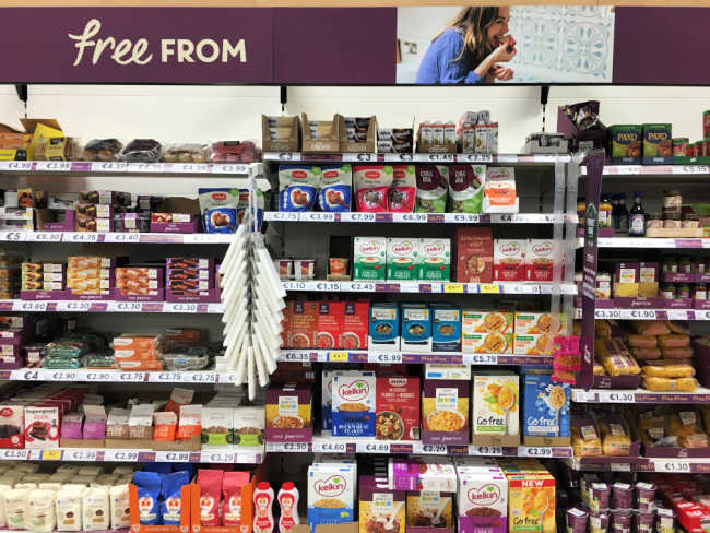 Tesco Gluten Free Food Product List - gluten-free and wheat-free groceries from Tesco's
