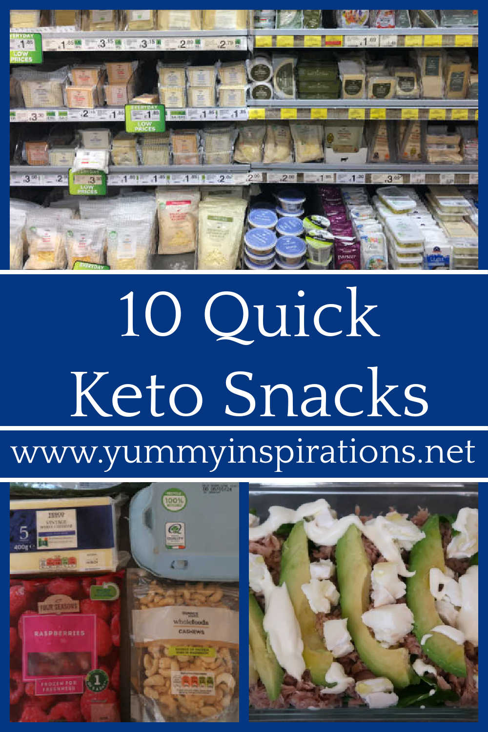 10 Quick Keto Snacks - The Best Low Carb Snack Ideas and delicious easy recipes to make - plus a video with more tips and ideas.