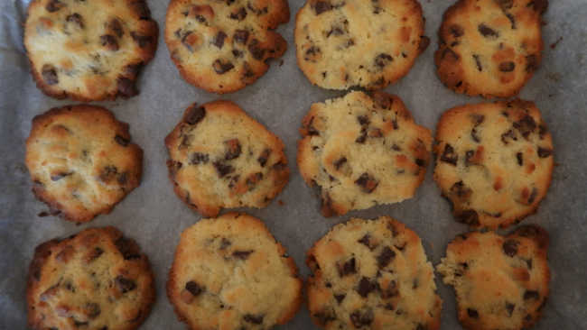 Coconut Flour Chocolate Chip Cookies Recipe - Perfect Easy Low Carb, Keto, Gluten Free