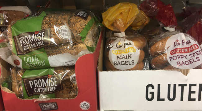 Gluten free Lidl bread and bagels