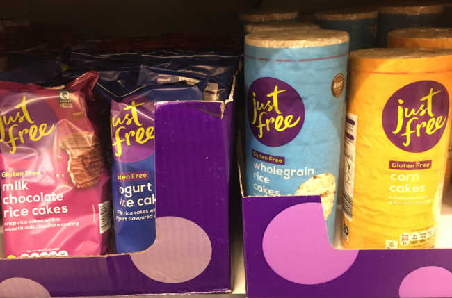 Just free Lidl gluten free rice cakes
