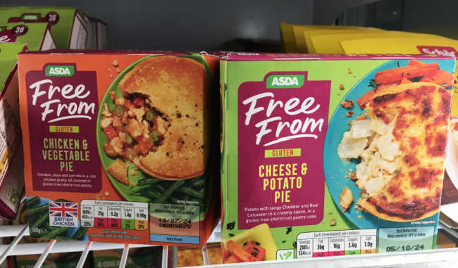 Asda Gluten Free Pies 