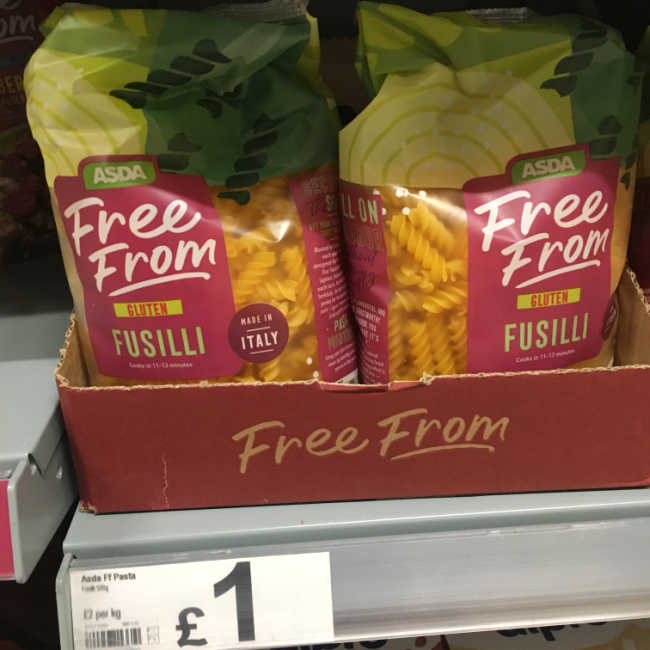 Asda gluten free pasta