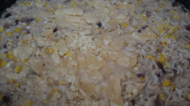 How to make creamy risotto with corn