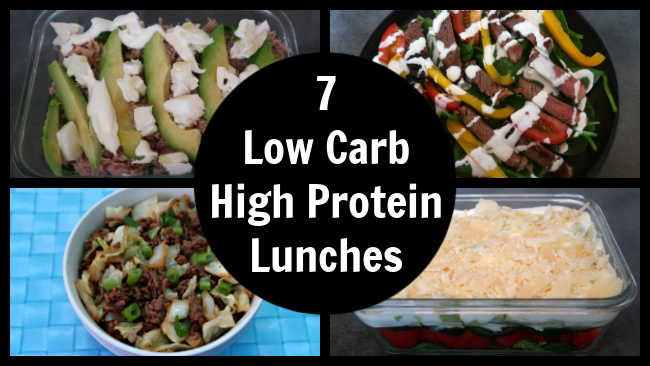 7 Low Carb High Protein Lunch Ideas - Easy Low-Carb High-Protein Meals to make for Lunches