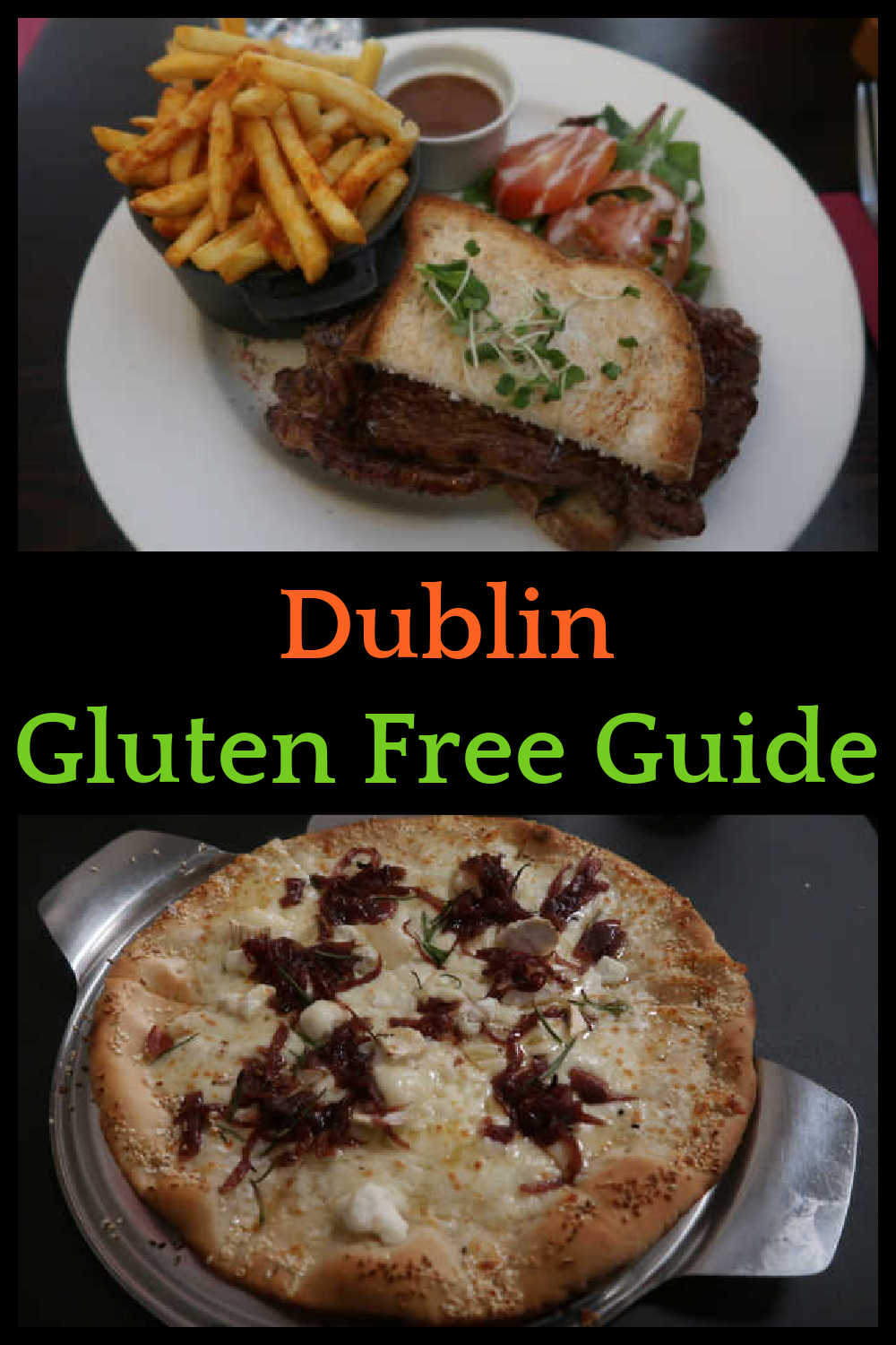 Dublin Gluten Free Restaurants Guide - the best gluten-free friendly places to eat in Ireland in 2024 - with coeliac menu options, clickable map and video tour.