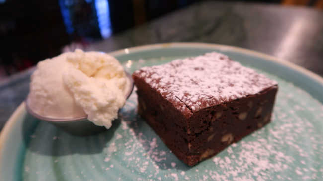 Gluten free chocolate brownie at Bewleys Cafe on Grafton Street